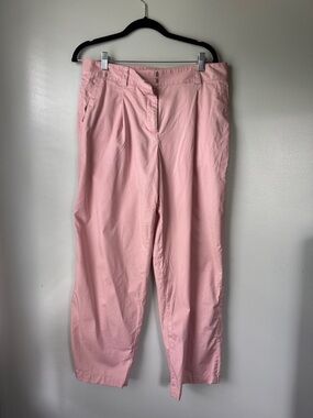 Ann Taylor Weekend Pale Pink Cotton Pants